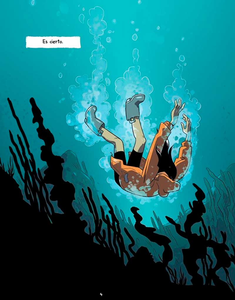 Morgan resbala y cae al mar