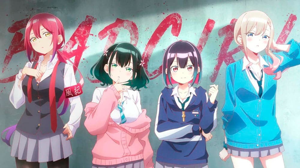 Protagonistas del anime yuri Bad Girl